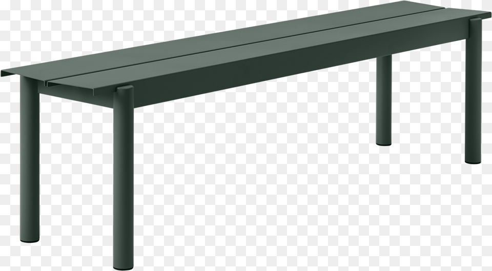 Linear Bench Master Linear Steel Bench Muuto Linear Steel Bench, Furniture, Table, Dining Table, Desk Free Transparent Png