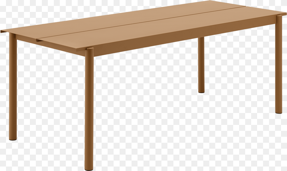 Linear Table Buorange Muuto Linear Steel Table, Desk, Dining Table, Furniture, Bench Free Png Download
