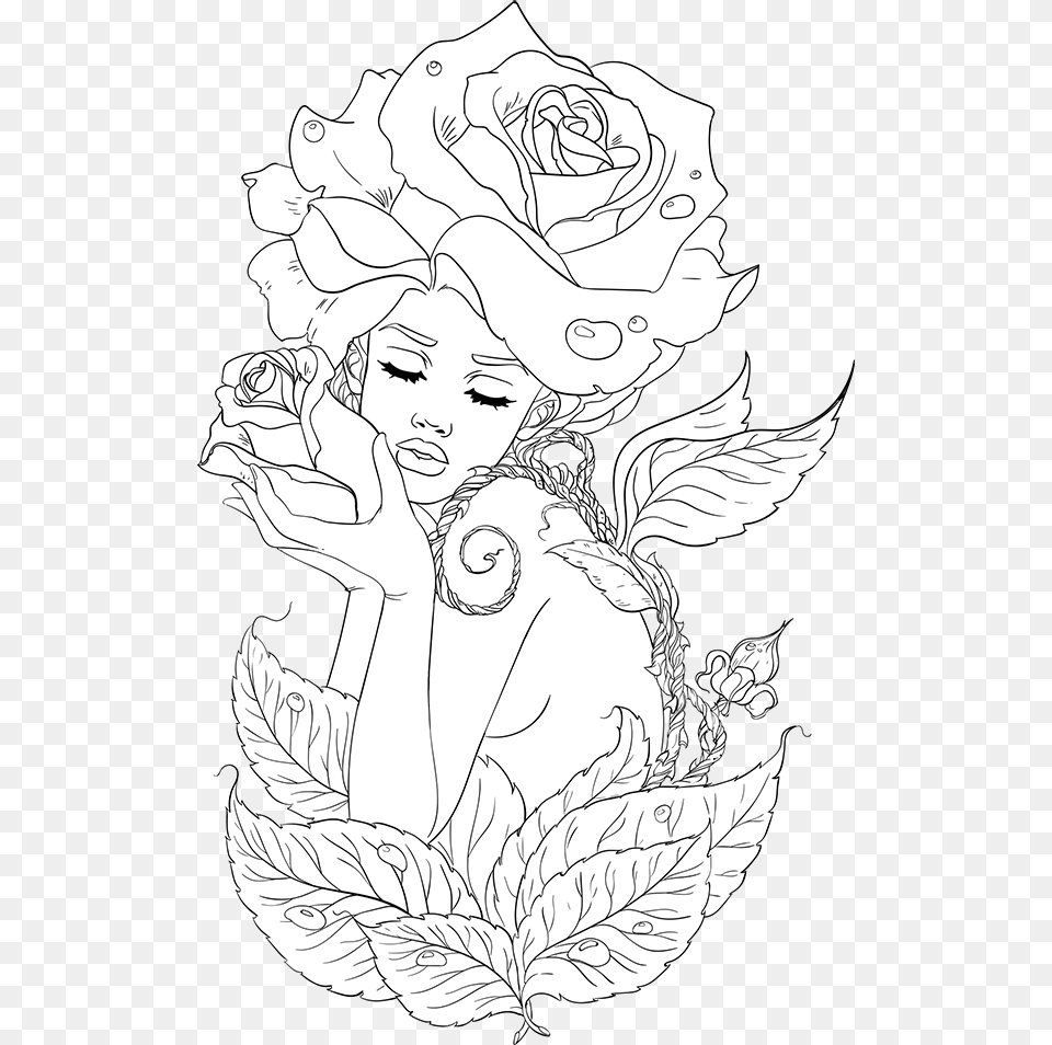 Lineartsy Colouring Pages, Art, Drawing, Baby, Person Free Png