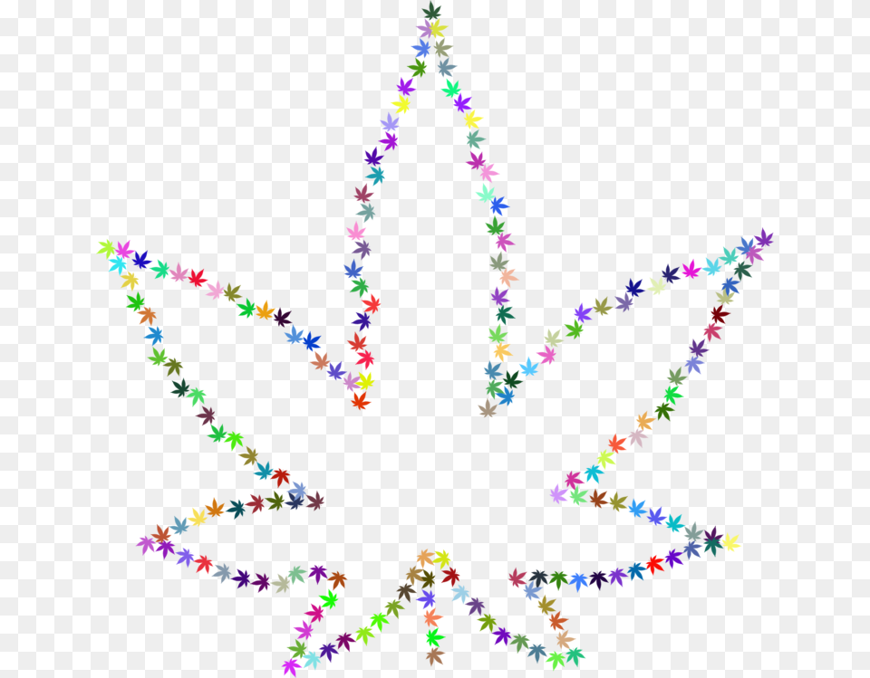 Lineartsymmetry Outline Of Cannabis, Accessories, Jewelry, Necklace, Paper Free Png