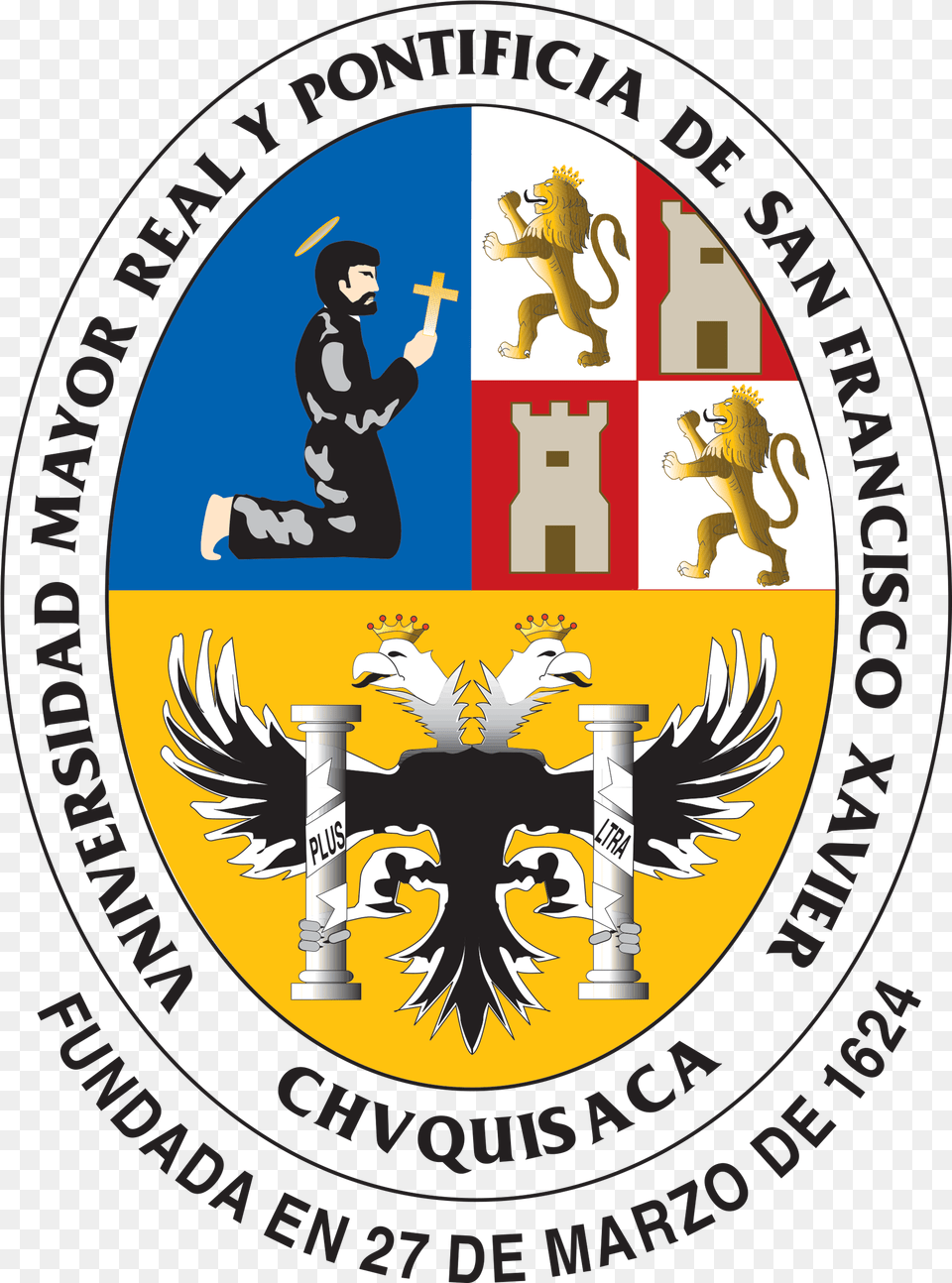 Lineas Curvas University Of Saint Francis Xavier, Logo, Emblem, Symbol, Badge Free Png Download