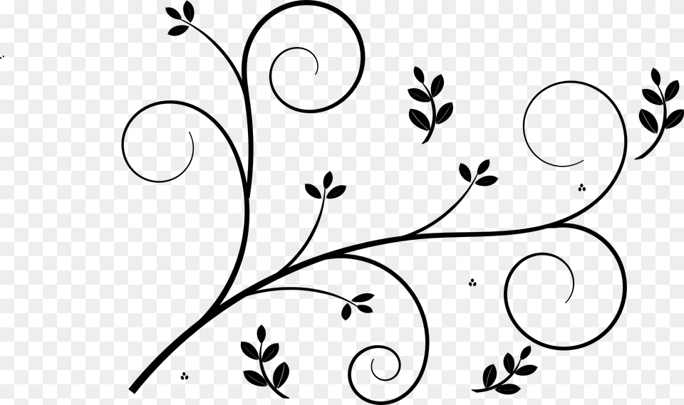 Lineas Decorativas Para Tarjetas Black Floral Design, Art, Floral Design, Graphics, Pattern Free Transparent Png