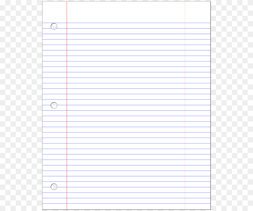 Lined Paper, Page, Text Png