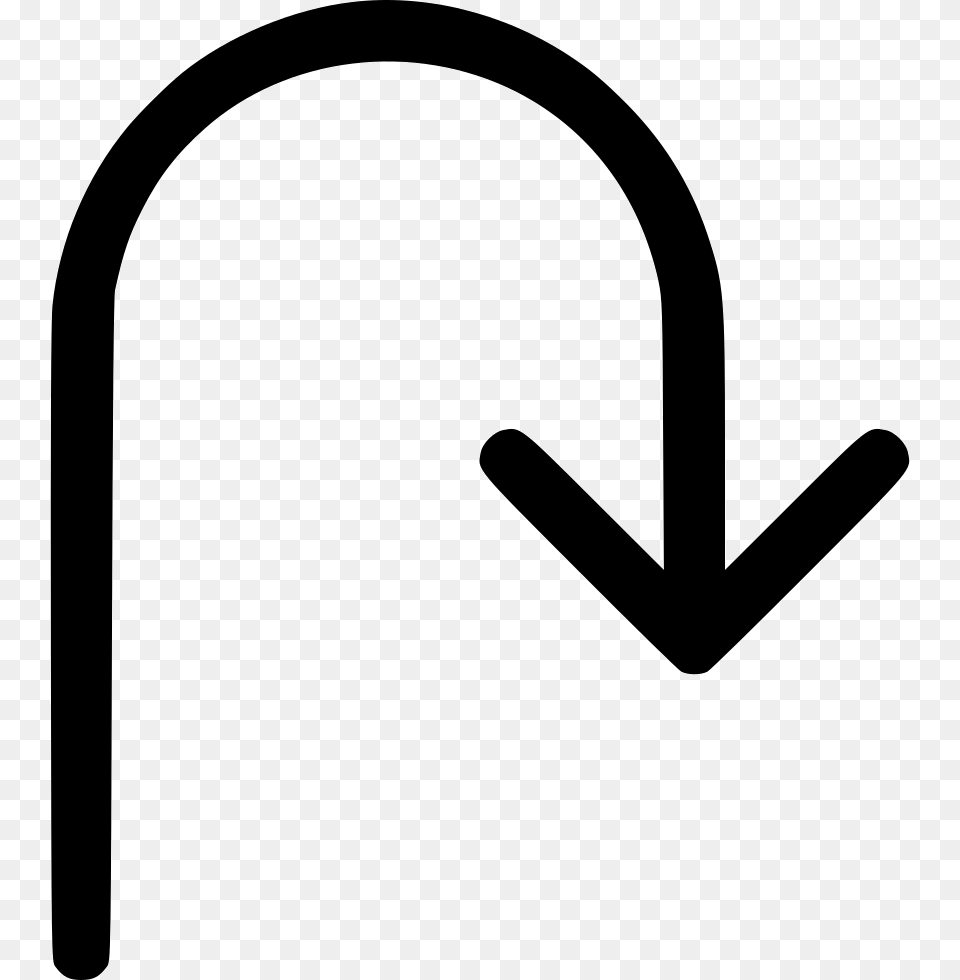 Linefontsymbolclip Art Turn Back Arrow Icon, Electronics, Hardware Free Png Download