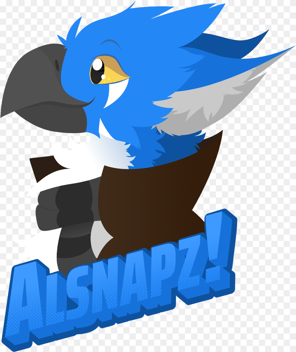 Lineless Alsnapz Badge Cartoon, Animal, Bird, Jay, Beak Png Image