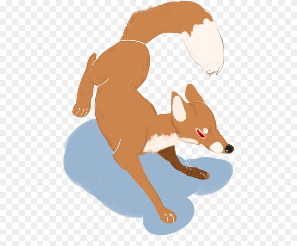 Lineless Fox Illustration, Adult, Person, Woman, Female Free Png Download