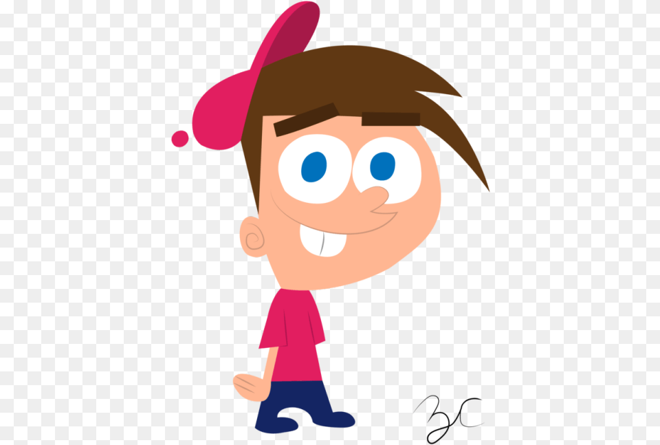 Lineless Timmy Turner Cartoon, Baby, Person, Face, Head Free Png