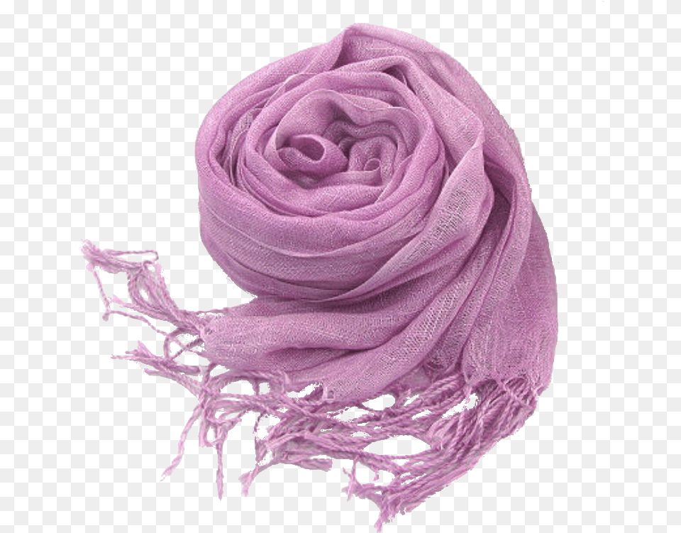 Linen Scarf Hijab Lilac Color Scarf, Clothing, Stole, Flower, Plant Free Png