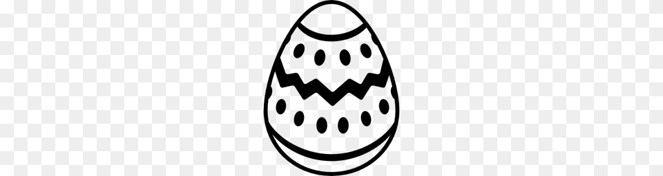 Lines Easter Easter Eggs Egg Dots Chocolate Food Eggs, Gray Png Image