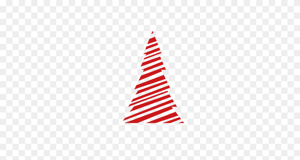 Lines Red Pine Tree, Triangle, Christmas, Christmas Decorations, Festival Png Image