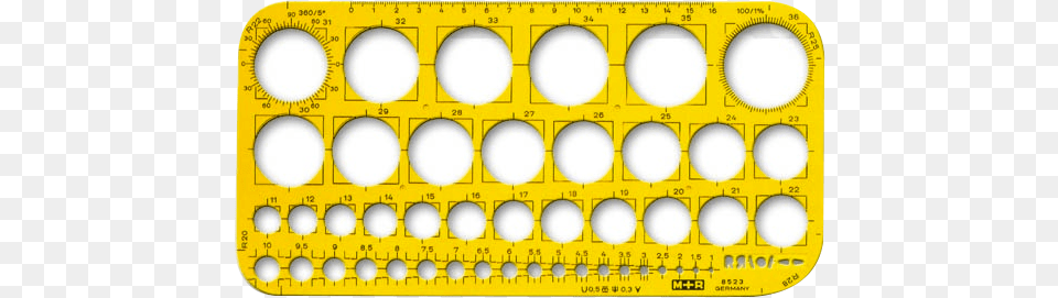 Linex Circle Template Tangential Squares Protractor, Disk Png