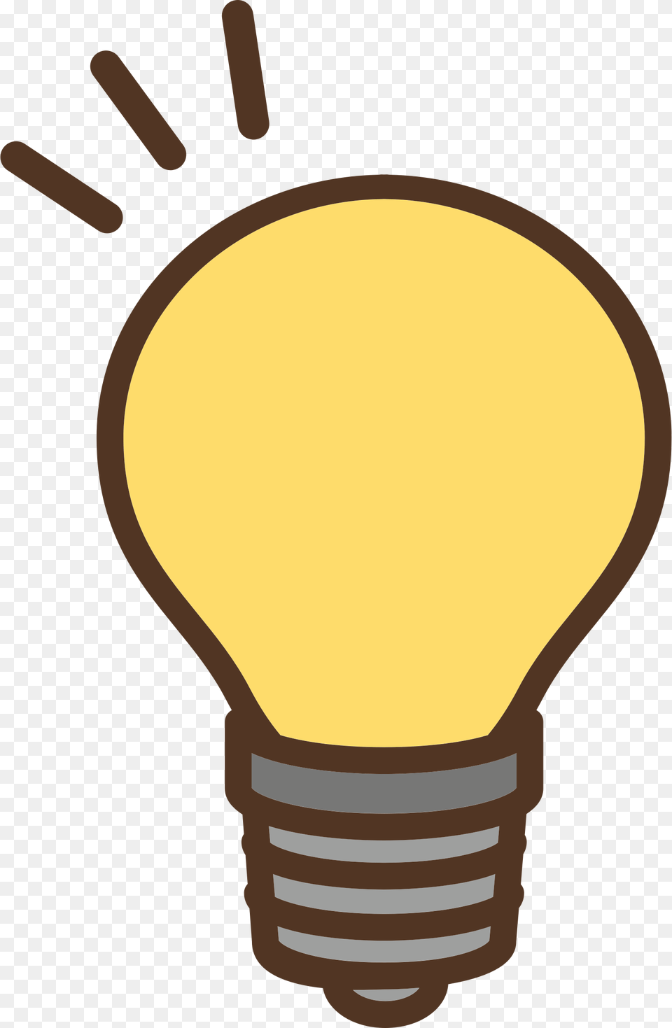 Lineyellowlight Clipart Royalty Svg Light Bulb Clipart, Lightbulb Free Png