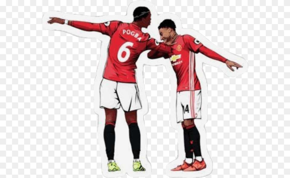 Lingard And Pogba Just Love Them So Muchthey Are Pogba And Lingard Dab, Clothing, People, Person, Shirt Free Png