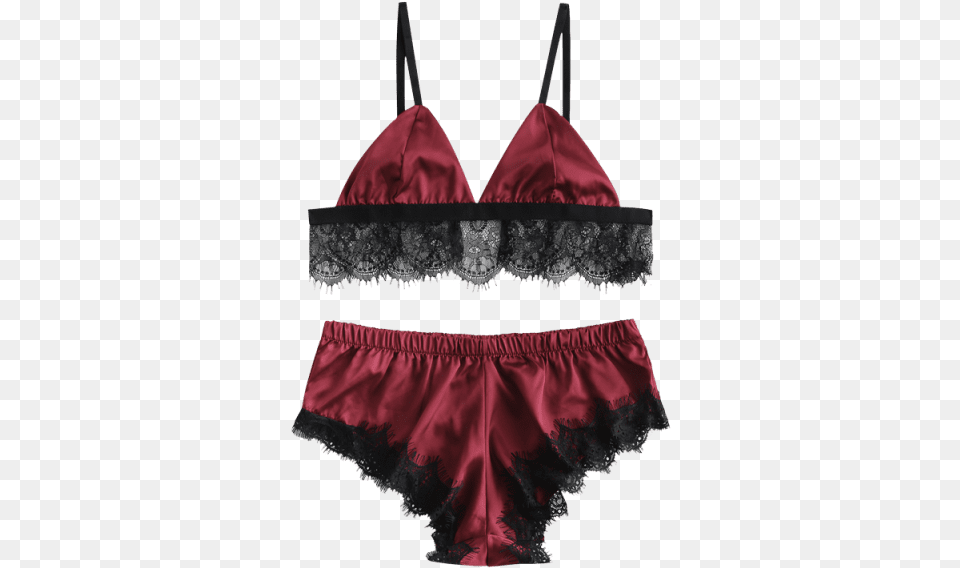 Lingerie De Renda Cor Vinho, Clothing, Underwear, Shorts Png Image