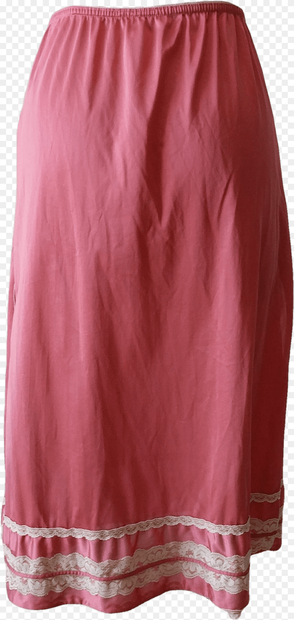Lingerie Petticoat Pink Nylon Skirt, Clothing, Miniskirt, Adult, Female Free Png