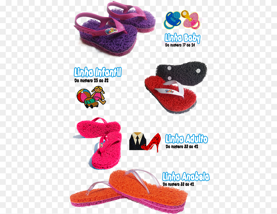 Linha Coquelicot, Clothing, Footwear, Sandal, Flip-flop Png Image