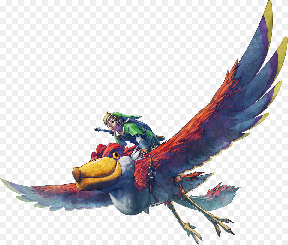 Link And Loftwing Png
