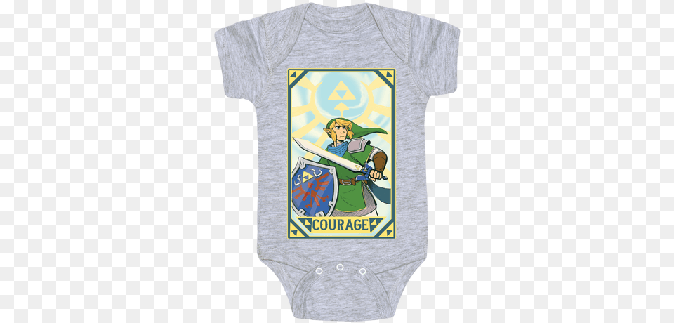 Link Baby Onesy Daddy Game Onesies, Clothing, T-shirt, Person, Sword Free Transparent Png