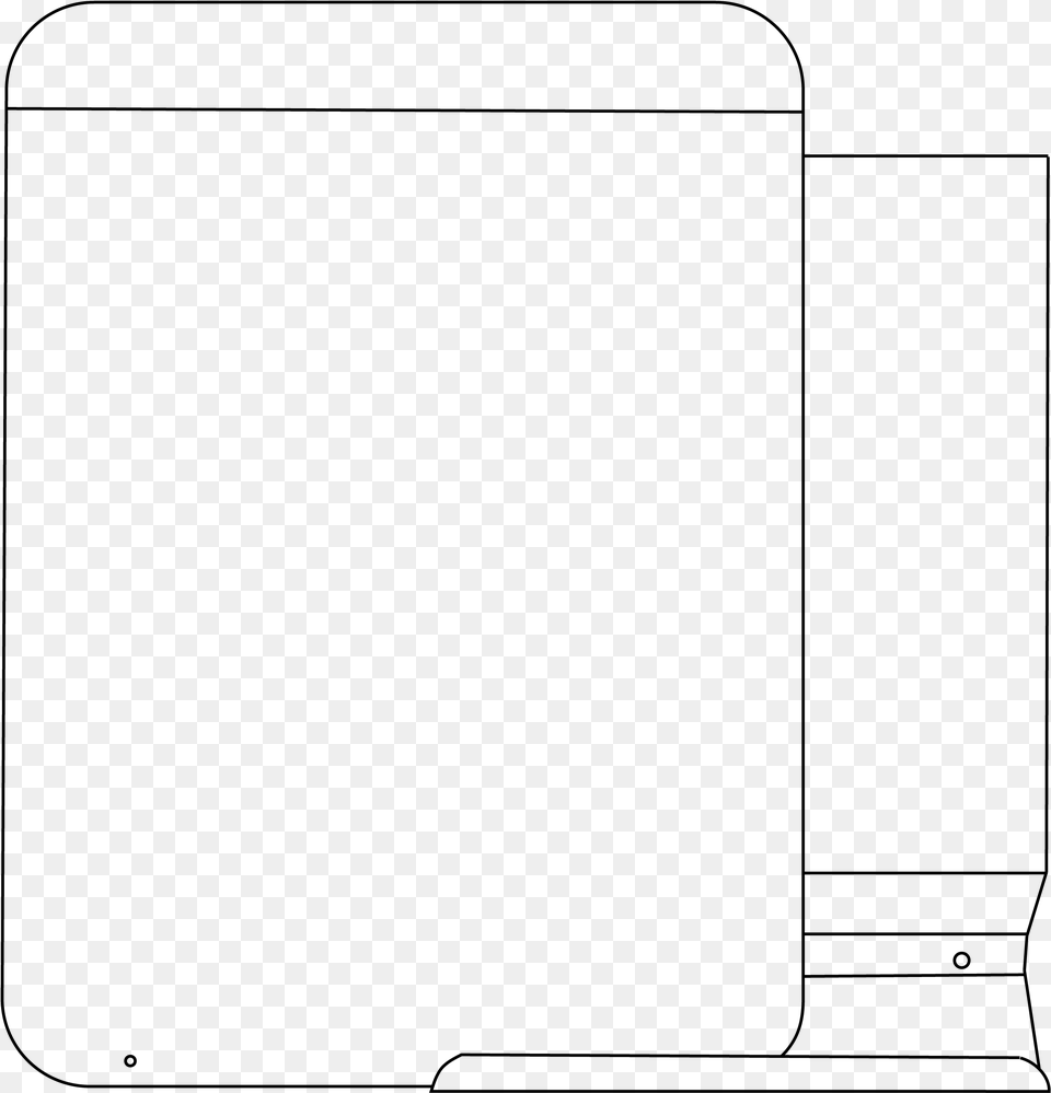 Link Board Whiteboard Technical Drawing, Gray Png Image