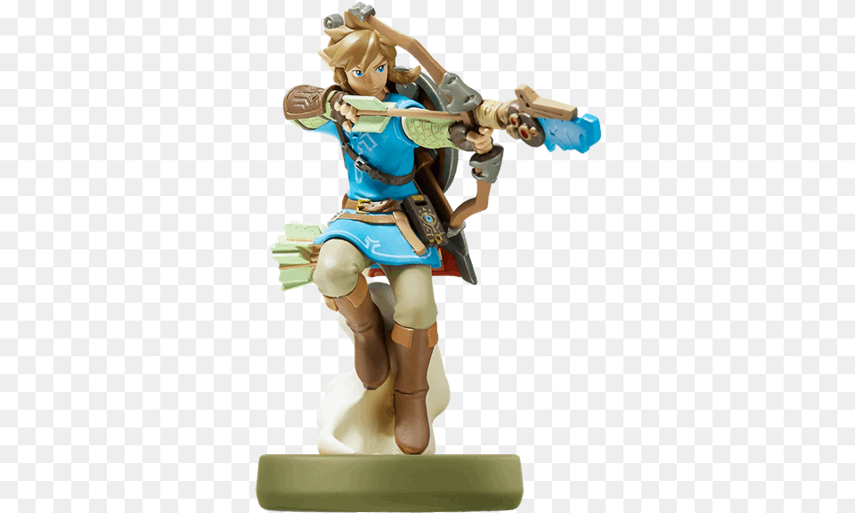 Link Botw Amiibo Link Breath Of The Wild, Figurine, Adult, Female, Person Png