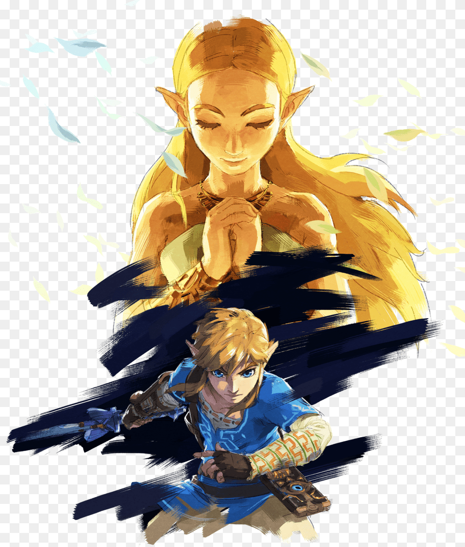 Link Breath Of The Wild, Publication, Book, Comics, Person Png Image