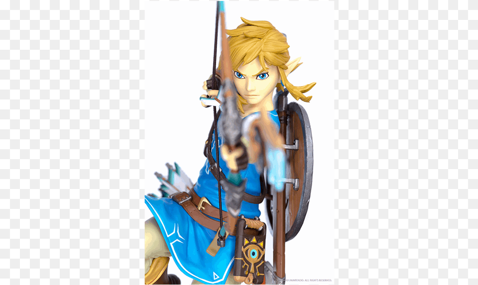 Link Breath Of The Wild, Person, Figurine, Face, Head Free Png Download