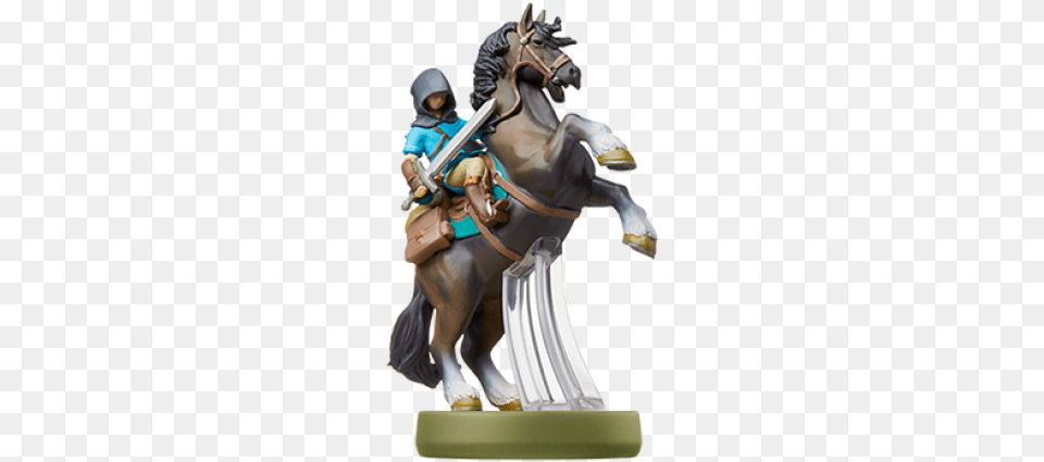 Link Breath Of The Wild Link Rider Amiibo, Figurine, Person Free Png Download