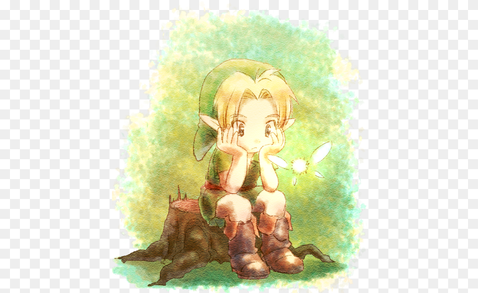 Link By Hato213 The Legend Of Zelda, Art, Painting, Baby, Person Png Image
