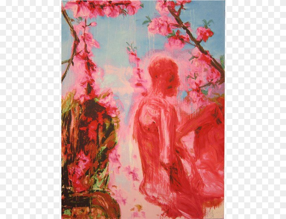 Link Chunya Zhou, Art, Modern Art, Painting, Flower Png Image