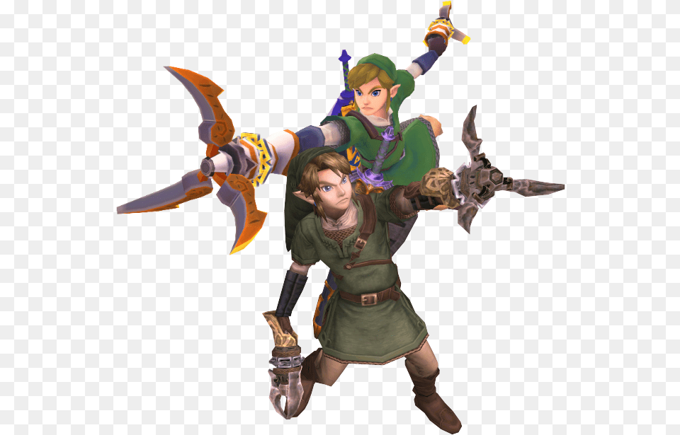 Link Hookshot Skyward Sword, Person, Clothing, Costume, Weapon Free Png Download