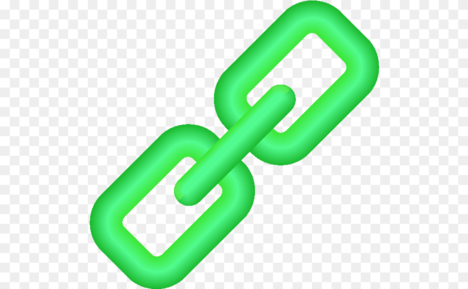 Link Icon 3d Light Green Vector Data Svgvectorpublic Link Button Icon, Smoke Pipe, Chain Free Png