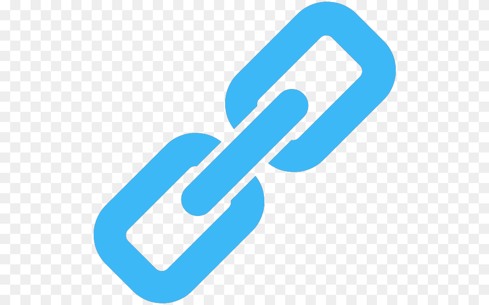 Link Icon Light Blue Icon Hyperlink, Chain, Smoke Pipe Free Transparent Png