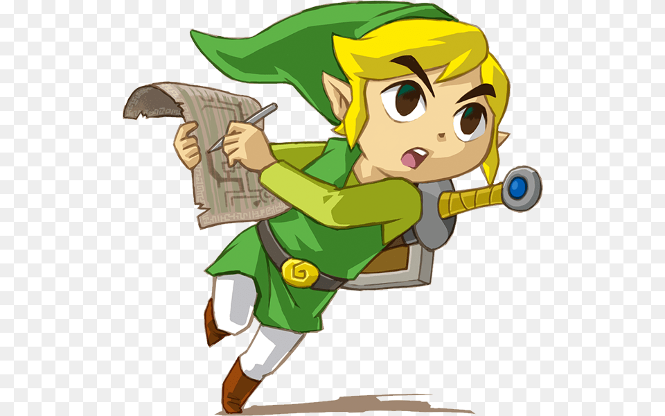 Link Legend Of Zelda Phantom Hourglass Link, Baby, Person, Book, Comics Free Png Download