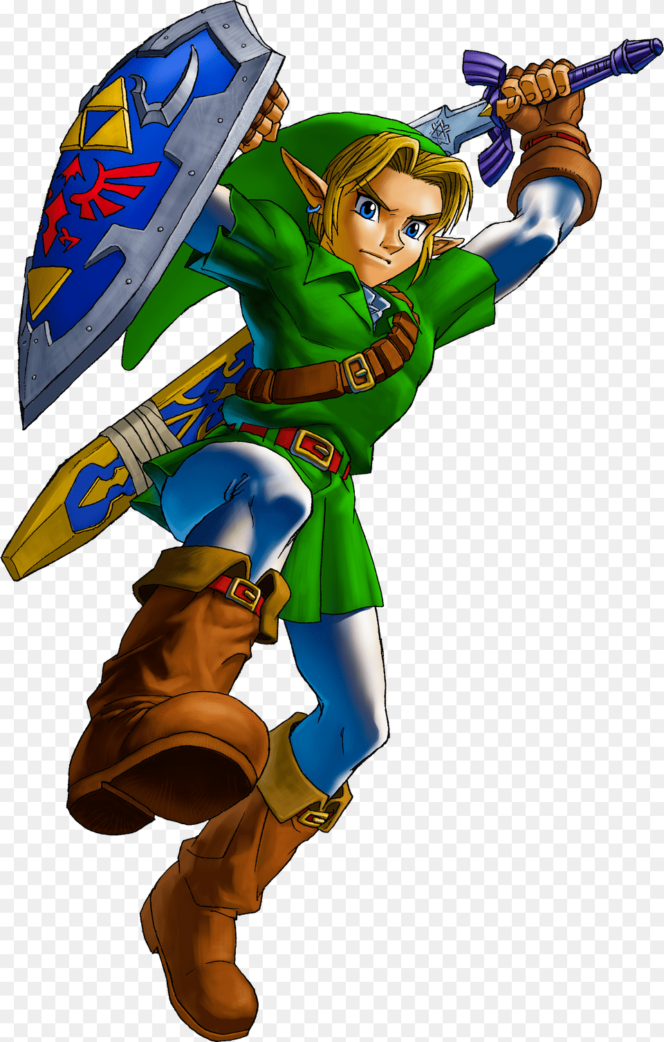 Link Ocarina Of Time Draw The Legend Of Zelda, Book, Comics, Publication, Person Png Image