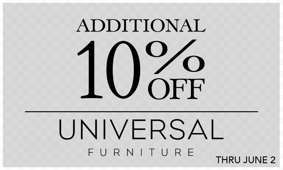 Link To This Post Universal Furniture, Text, Number, Symbol Free Png Download