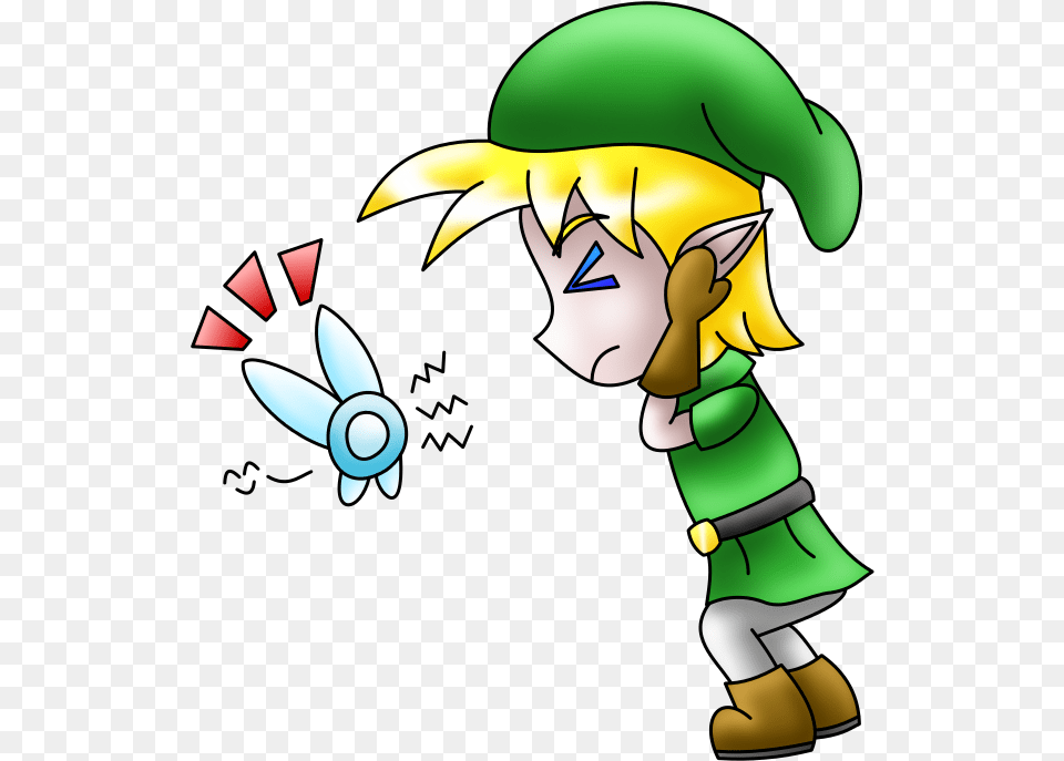 Link Valentine Of Transparent By Mikaristar On Legend Of Zelda Link Valentine Navi, Elf, Book, Comics, Publication Free Png