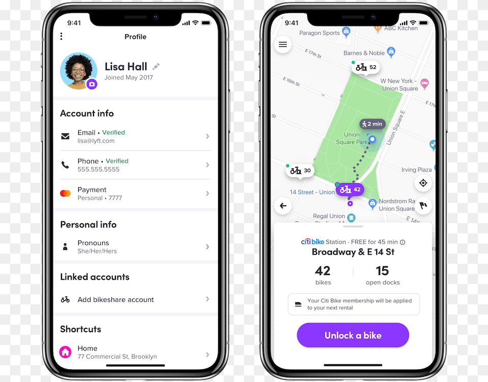 Link Your Citi Bike Membership To Iphone, Electronics, Mobile Phone, Phone, Person Png Image