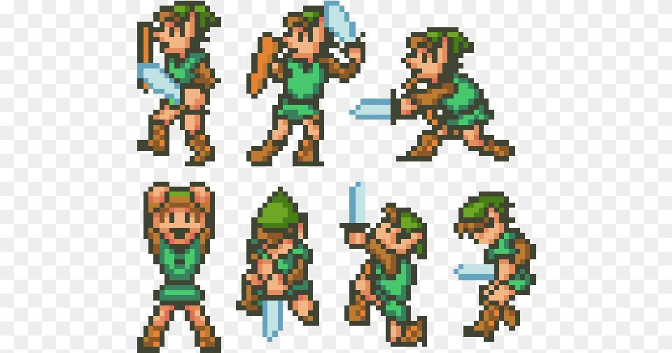 Link Zelda 2 Sprite, Person, Book, Comics, Publication Free Transparent Png