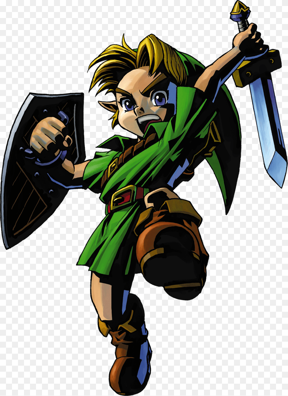 Link Zelda Majoras Mask, Person, Book, Comics, Publication Free Transparent Png