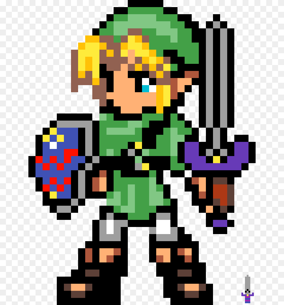 Link Zelda Pixel Art Png