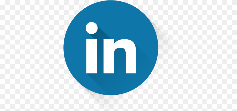 Linked Linkedin Icon Iconza Circle Social, Logo, Sign, Symbol, Disk Png Image