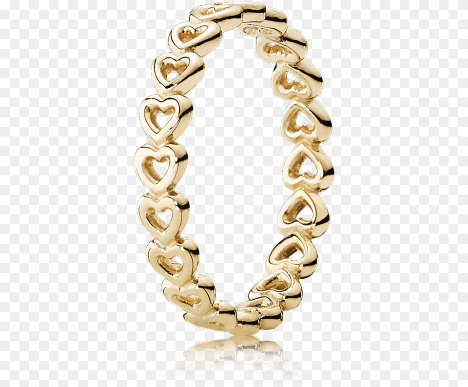 Linked Love Stackable Ring 14k Yellow Gold Linked Love Ring Pandora, Accessories, Bracelet, Jewelry, Locket Free Transparent Png