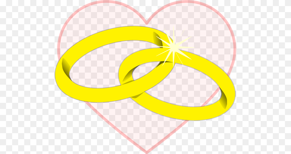 Linked Wedding Rings Clipart, Heart, Knot Free Png Download