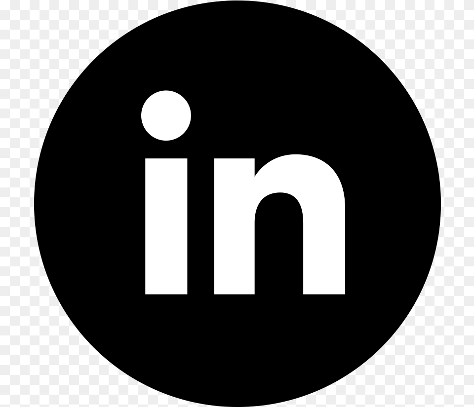 Linkedin Black Icon Image Searchpng Icon Social Media Linkedin, Logo, Astronomy, Moon, Nature Free Png Download