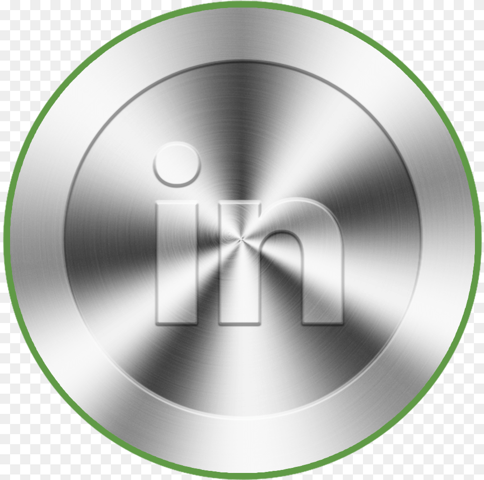 Linkedin Circle, Disk, Aluminium Free Png