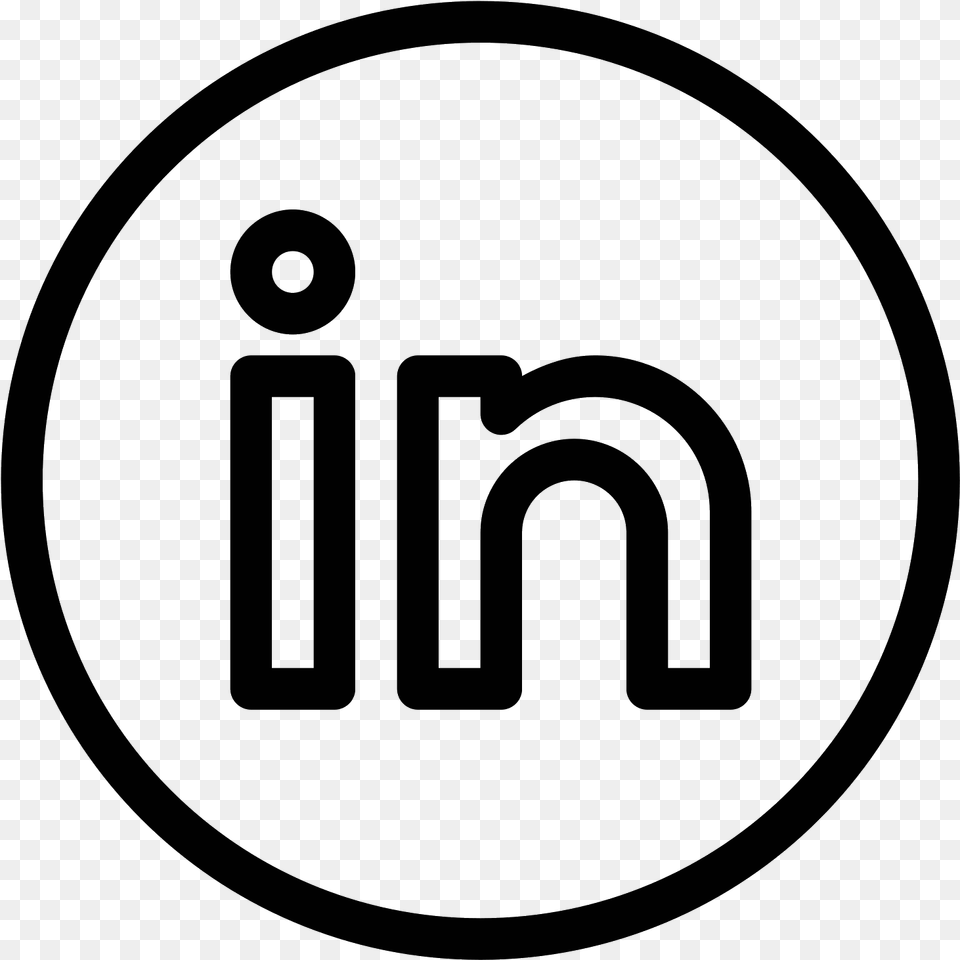 Linkedin Clipart Linkedin Logo For Cv, Gray Png Image