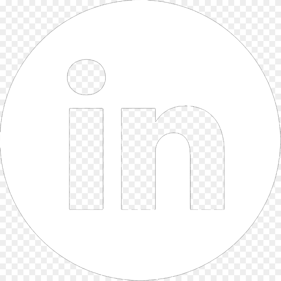 Linkedin Icon, Disk, Logo, Stencil, Sign Png