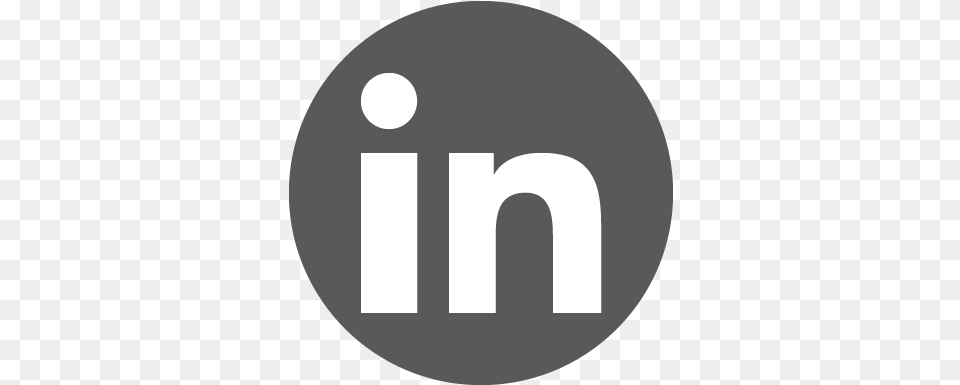 Linkedin Icon Black Icons Library Grey Linkedin Icon Circle, Logo, Disk Png