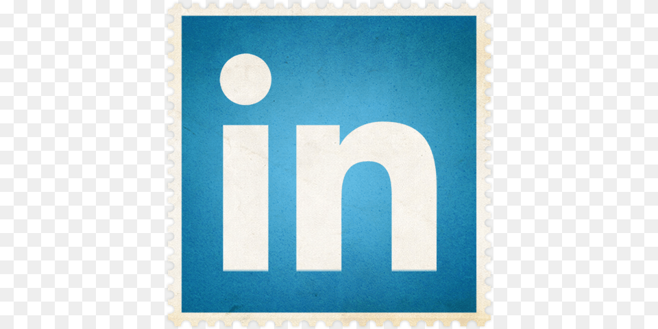 Linkedin Icon Dot, Postage Stamp, Text Free Transparent Png