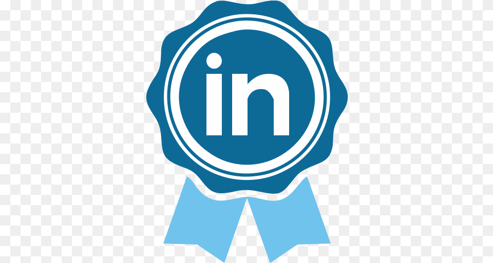 Linkedin Icon Icon, Badge, Logo, Symbol, Person Free Transparent Png
